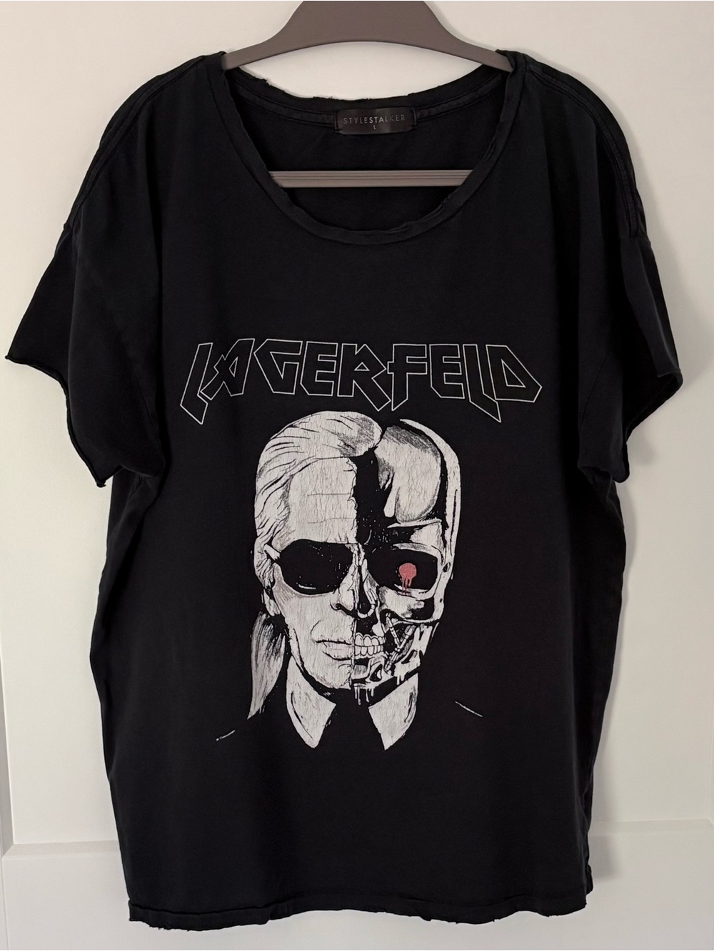 StyleStalker Karl Lagerfeld Cyborg Skull Tee - Large